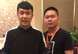 广州天辰与明星合影