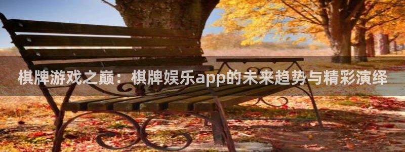 天辰平台：棋牌游戏之巅：棋牌娱乐app的未来趋势与精彩演绎